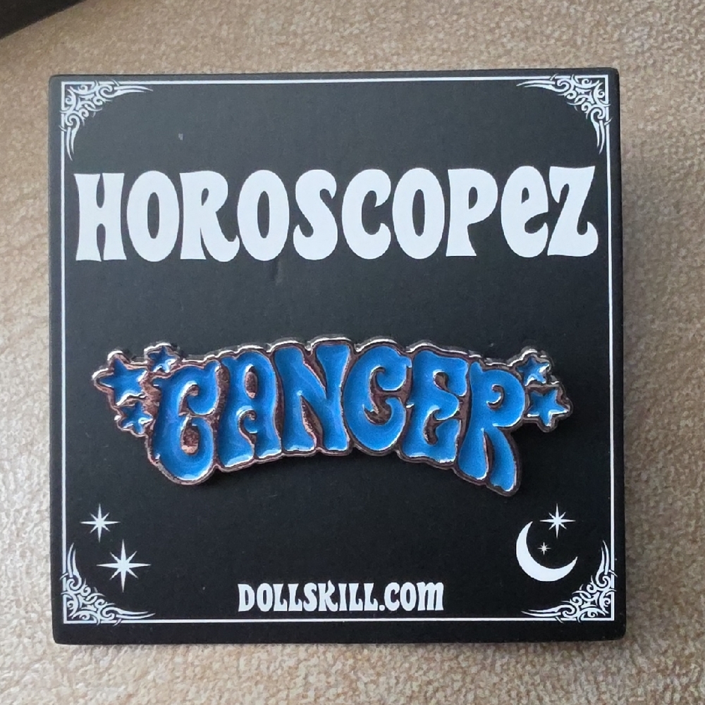Cancer Horoscope Enamel Pin
